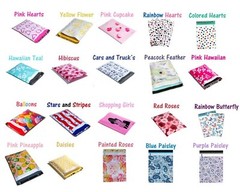 (20-200Pack) 10″ x 13″ Designer Prints FLAT POLY Mailers Business Ship Envelopes