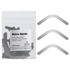 20pc/kit Dental universal Matrix Bands Tofflemire Stainless Steel band #1#2#3#13