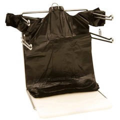 Black T-Shirt Carryout Bags, 11.5″ x 6.5″ x 22″ (1,000 ct.) free shipping