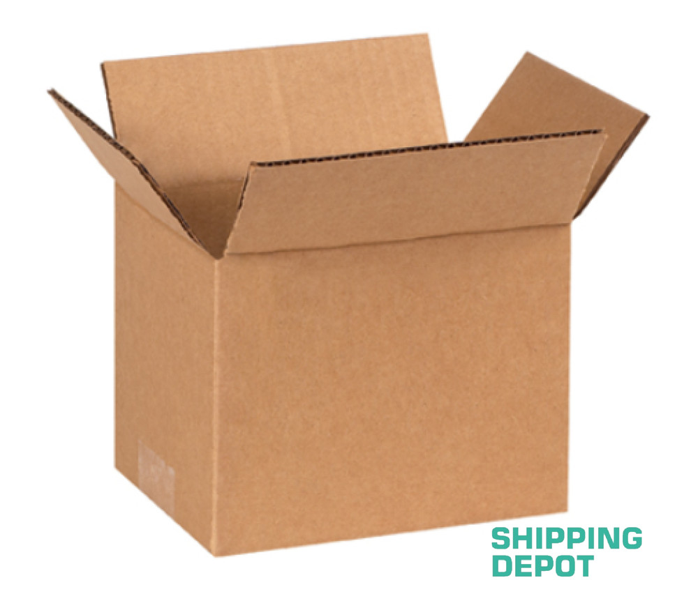Pick! 25-200 Shipping Boxes Corrugated Kraft Cardboard Carton Mailers – 8x6x6