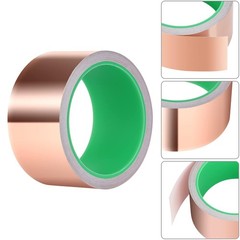 Copper Foil Tape with Conductive Adhesive for Guitar & EMI Shielding (2 x 33)