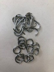 C-RINGS FASTENERS 16ga 3/4″ GALVANIZED STEEL Collated SHARP POINT 16G110, CL23