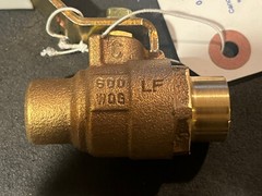 (Box 10) 1/2″ Solder, Full-Port Lead Free Bronze Brass Ball Valves, 600 WOG, USA