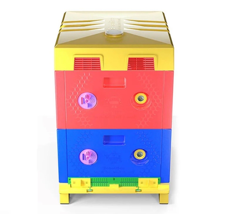 BeeHive Plastic Langstroth Size – 2 layers INSULATED Plastic (OPEN BOX)