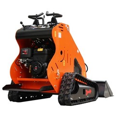 24HP Mini Skid Steer Tracked Loader 3-Pumps 2-Cylinder Gas Engine FREE SHIPPING