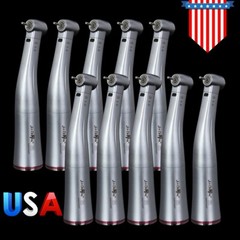 Dental 1:5 Increasing Contra Angle Fiber Optic Handpiece w/E-type Electric Motor