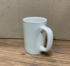 Set of 6 VERTEX CHINA Log Home Mug White 3”, 11 oz, LH-W