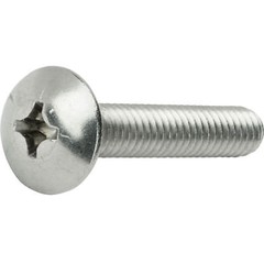 5/16-18 Phillips Truss Head Machine Screws Stainless Steel Wide All Lengths
