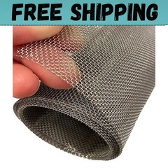 304 Stainless Steel Wire Mesh Screen,15.7 X 59 Inches, 1Mm Hole 20 Mesh, No Rust
