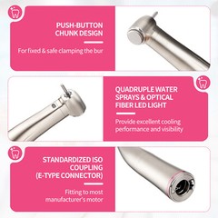 Dental Brushless LED Electric Micro Motor 1:1/1:5 Increasing Handpiece
