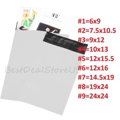 25 19X24 White Poly Mailer Self Sealing Shipping Envelopes Bags 2.0 Mil PM#8