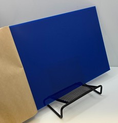 TRANSPARENT BLUE ACRYLIC PLEXIGLASS 1/8″ X 12″ X 12″ PLASTIC SHEET