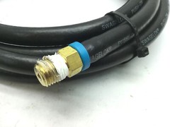 Swagelok Flame Resistant Push-On Hose 1/4″ 6.4mm WP 350 PSIG (24 Bar), 12′ Long