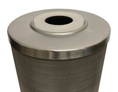 Hydro-Genics® Stainless Steel Cleanable Filter, 10″ length, 4.3″OD, 50 micron