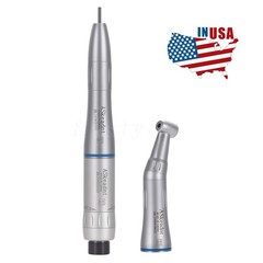 Dental Slow Low Speed Handpiece Push Contra Angle/Air Motor NSK Style 2/4 Holes