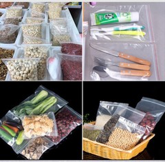Clear Reclosable Seal Bag Plastic Poly Zipper Bags Zipper W/Hang Hole 4Mil THICK