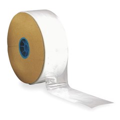 Poly Tubing, 6″ X 1075 Ft., 4 Mil, Clear, None, 2Ewn3