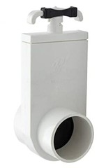 Waterway Plastics 880-2000 Slice Valve 2 inches S x 2 inches SPG