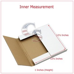 100 LP Premium Record Album Mailers Book Box Variable Depth Laser Disc Mailers