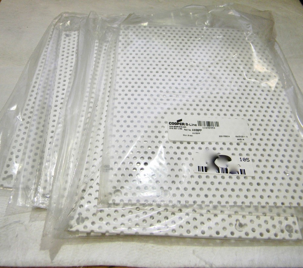 Cooper B-Line 6-7/8″ W x 8-7/8″ H Powder Coat Electrical Panels QTY 8 AW86PP