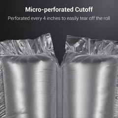 1640ft x 4″ x 8″ Air Cushion Machine Film Bubble Pillow Packaging Filling Bags