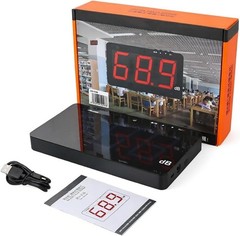 SW-525A Sound Level Meter Tester 30-130db Large Screen Red LCD Display Wall H…