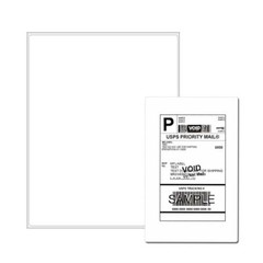 100 Full Sheet Shipping Labels 8.5×11 Self Adhesive Blank Paper for Laser Inkjet