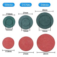 Insulation Gasket Adhesive Barley Paper Cardboard for 18650 21700 26650 Battery