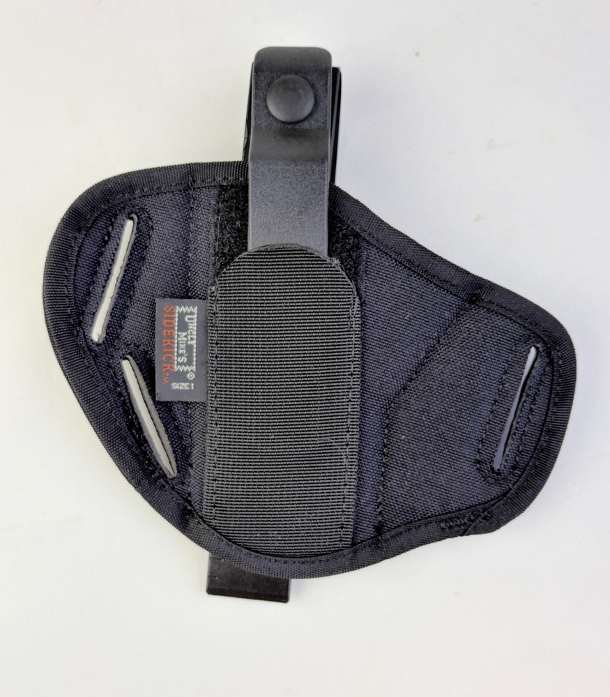Uncle Mike’s Super Belt Slide Holster Size 1 Black Ambidextrous 8601-0