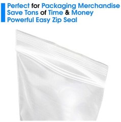 100 1.5×2 Reclosable Resealable Clear Zipper Plastic Bags 2Mil 1.5″x2″ inch