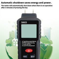 Digital LCD Wood Moisture Meter Detector Tester Wood Firewood Paper Cardboard。