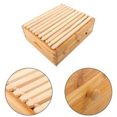 10 Frame Bee Hive With Wooden Frames & Waxed Foundations Bee Boxes Unassembled