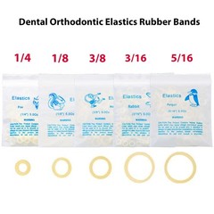 US Dental Ortho Elastics Latex Braces Orthodontic Rubber Bands 3.5,5.0,6.5 OZ