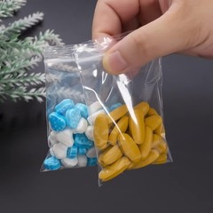 Small Plastic Bags, 300 PCS Mini Baggies, 3 Assorted Sizes, Transparent Jewel…