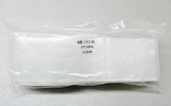 100 Zip Seal Lock Bags 2×12 Clear 2 mil Zip Slide Baggies 2 x 12″ Long Poly Bag