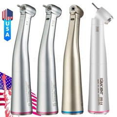 Dental 1:1 1:5 1:4.2 LED Contra Angle Increasing Handpiece Red Ring NSK Style CE