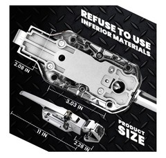 Cooler Door Handle with Latch Complete Cooler Door Latch Kit Freezer Door Handle