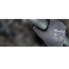 (6-Pairs) PIP 34-874 MaxiFlex Ultimate Micro Foam Nitrile Grip Coated Work Glove