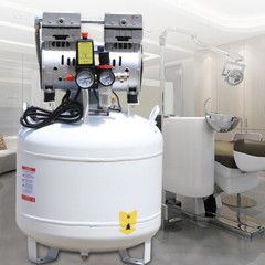 40L Oil Free Oilless Dental Medical Air Compressor 165L/min 115 PSI