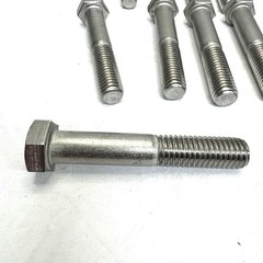 1/2-13 x 3″ Hex Bolts Cap Screws 18-8 Stainless Steel Partial Thread (10-PACK)