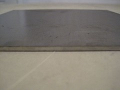 1/8″ Steel Plate, Rectangle, 6″ x 6″, A36 Steel, .125 thick