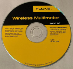 Fluke 3000 FC Wireless Multimeter Product Manuals Software CD-ROM *Disc Only*