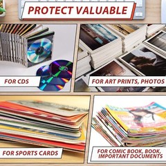 25-200 6.5”X4.5” Proline Rigid Photo Shipping Flats Cardboard Envelope Mailers