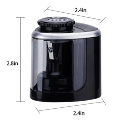 Automatic Electric Pencil Sharpener Helical Blade Fast Sharpen Home Office New