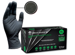 Heavy Duty Nitrile Gloves-8Mil Black