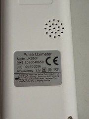 Handheld Pulse Oximeter with Wireless Transmission, Alarm, Multi-User Support