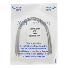 100PCS Dental Orthodontic Niti Arch Wire Natural Form Arches Round Rectangular