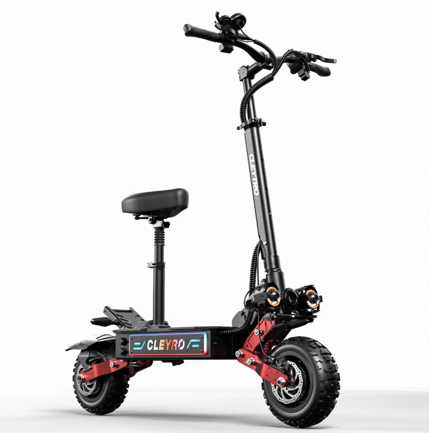 6000W Folding Dual Motor 60V 33A Adult Electric Scooter 11″ Road Tire E-Scooter