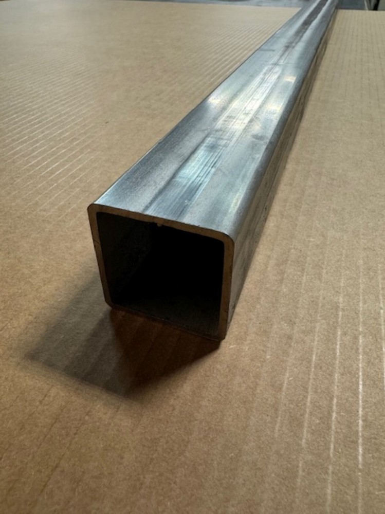 1/8″ Wall x 2″ x 2″ Stainless Steel Square Tubing x 7 Inch Length, Mill Finish