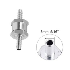 2pcs 5/16″ 8mm Fuel Line One Way Non Return Check Valve Petrol Diesel Oil Water